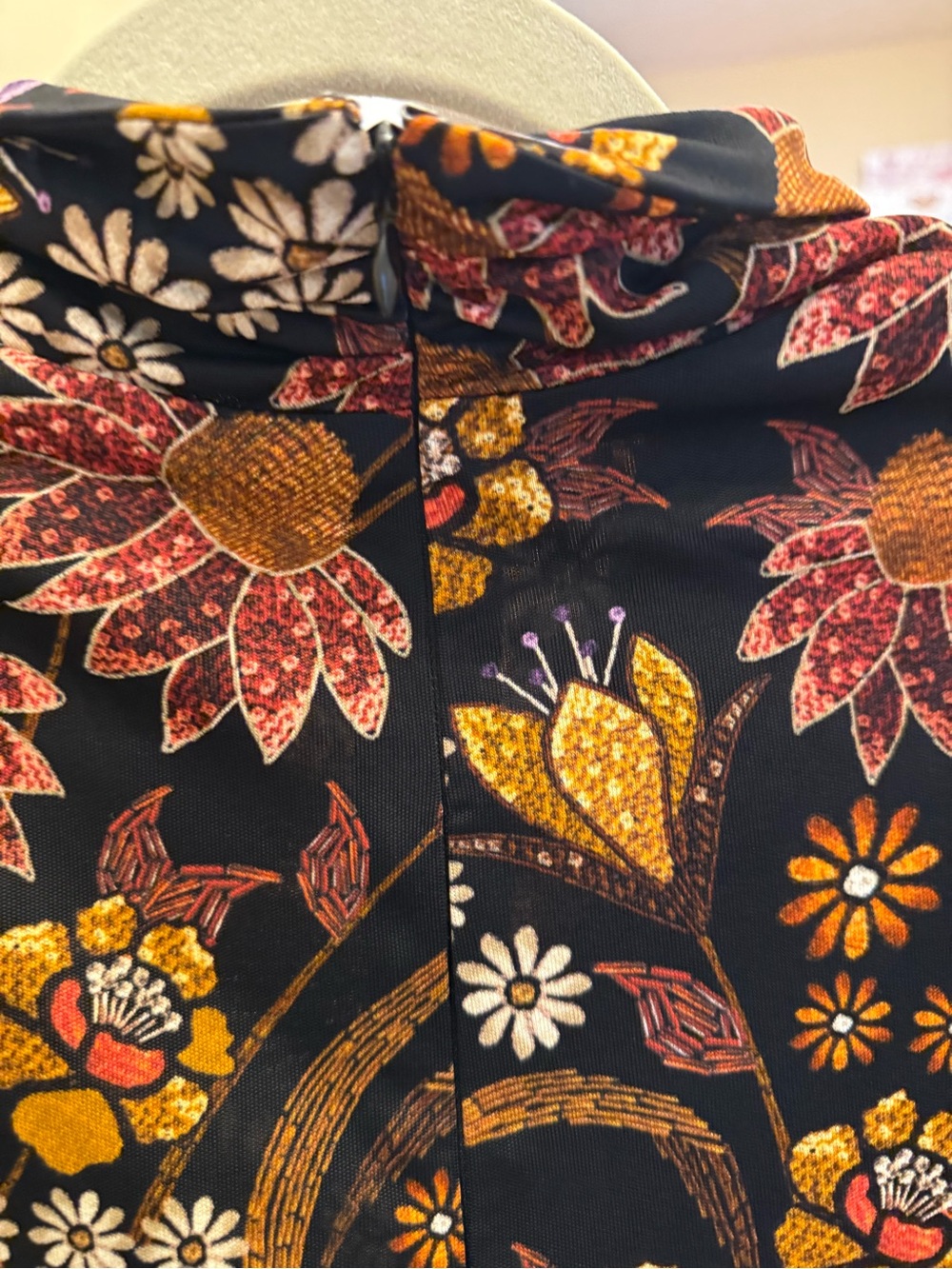 FARM Rio Black Multi Floral Twist-Front Long Sleeve Maxi Dress - Picture 2 of 6